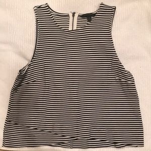 Black and white striped shirt